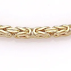 BNH enkelbandje in 14 karaat goud 24-26 cm x 1,8 mm