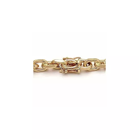 BNH Anker facet armband in 8 karaat goud 18,5 cm x 5,0 mm