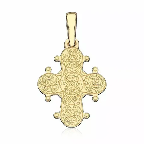 13 x 15 mm dagmarkruis in 8 karaat goud