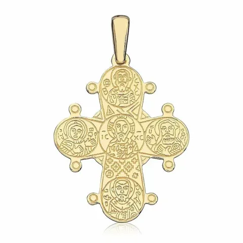 21 x 25 mm dagmarkruis in 8 karaat goud