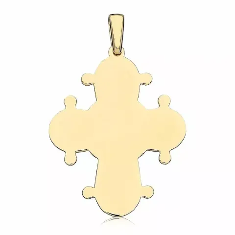 25 x 30 mm goud dagmarkruis in 8 karaat goud