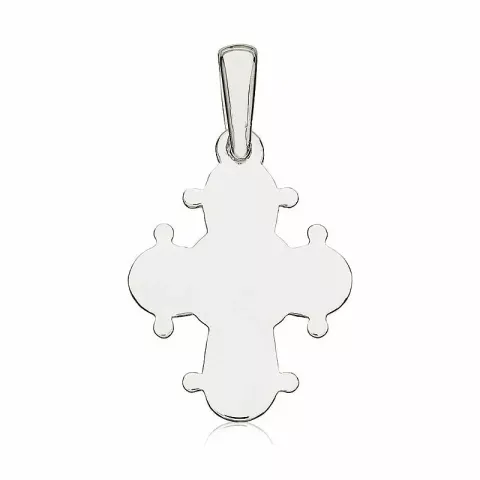 13 x 15 mm dagmarkruis in zilver