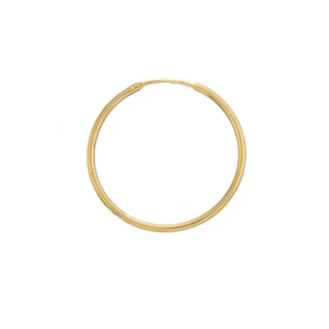 32 mm 1/2 paar oorbellen in 14 karaat goud