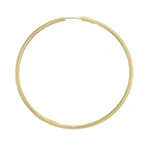 60 mm 1/2 paar creool in 8 karaat goud