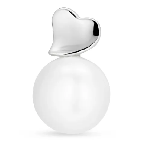 hart parel hanger in zilver