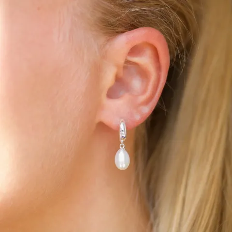 parel halfcreool in zilver