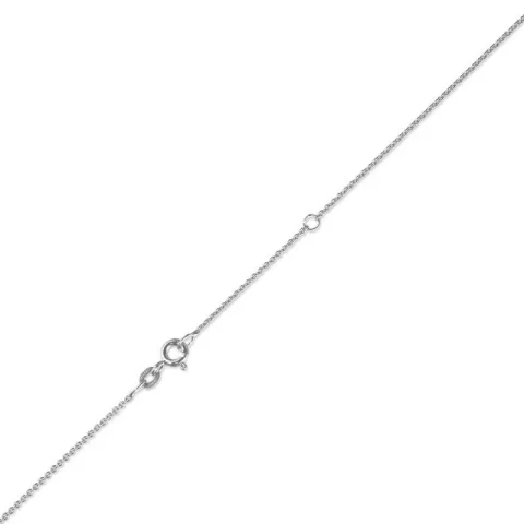 BNH Anker ronde ketting in 14 karaat witgoud 42 - 45 cm x 1,5 mm