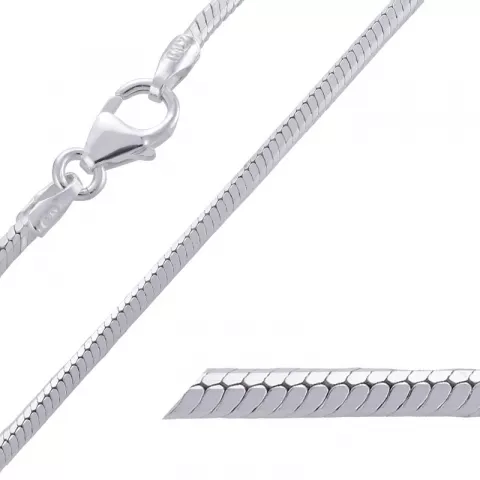BNH slangenarmband in zilver 18,5 cm x 1,2 mm