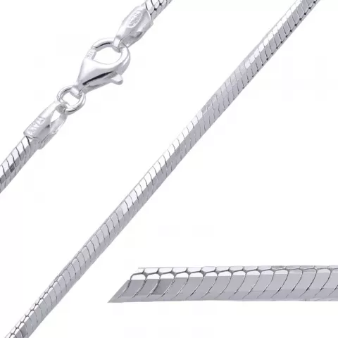 BNH slangenarmband in zilver 18,5 cm x 2,4 mm