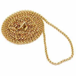 belcher ketting in verguld sterlingzilver 45 cm x 1,4 mm