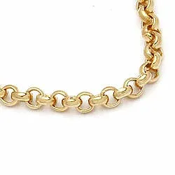 belcher ketting in verguld sterlingzilver 45 cm x 1,4 mm