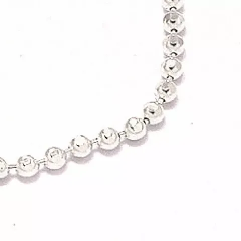 Kogelketting in zilver 60 cm x 1,4 mm