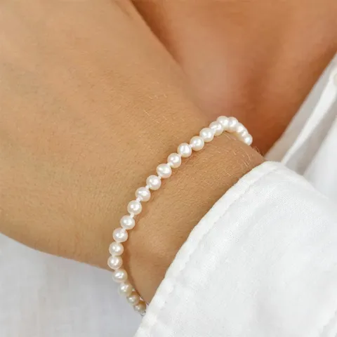 19 CM parel armband met zoetwaterparel.