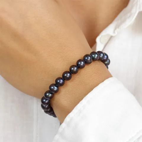 19 CM parel armband met zoetwaterparel.