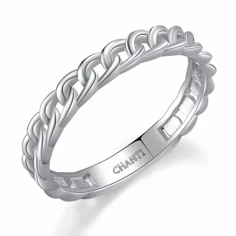 panzer ring in zilver