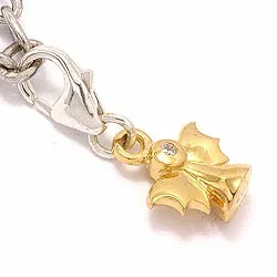 Engel bedeltje in verguld sterlingzilver