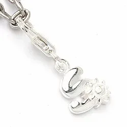 letter s bedeltje in zilver
