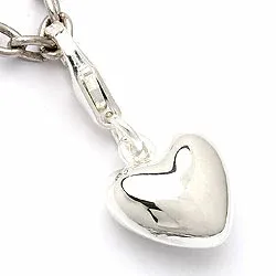 hart bedeltjes in zilver