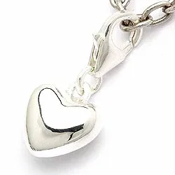 hart bedeltjes in zilver