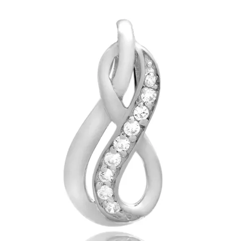 infinity zirkoon hanger in zilver