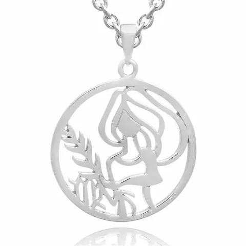 sterrenbeeld maagd hanger in zilver