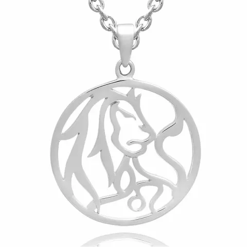 sterrenbeeld leeuw hanger in zilver