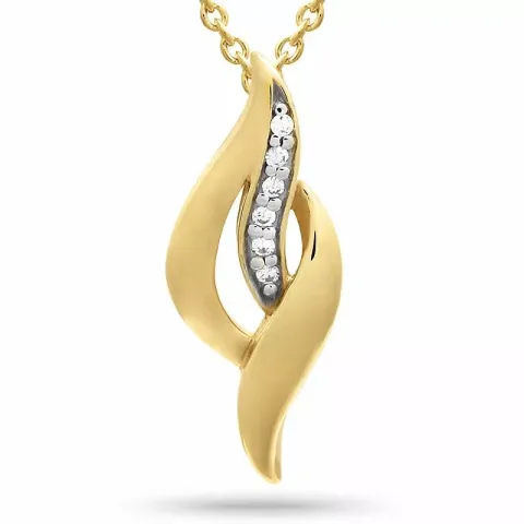 infinity ketting in verguld sterlingzilver