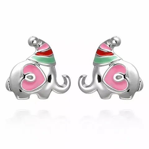 Olifant oorbellen in zilver