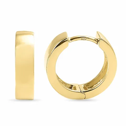 15 mm creool in verguld zilver