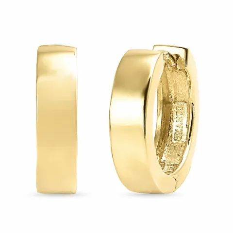 15 mm creool in verguld zilver