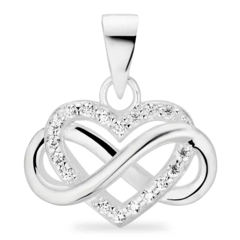 infinity zirkoon hanger in zilver
