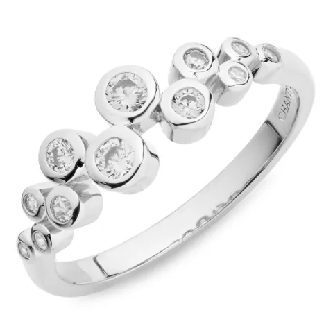 zirkoon ring in zilver - Bubbly Sparkle