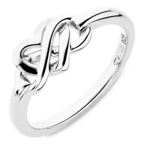 infinity ring in zilver - Amoré