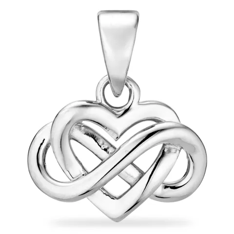 hart infinity hanger in zilver - Amoré