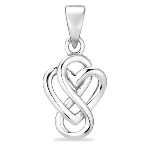 hart infinity hanger in zilver - Amoré