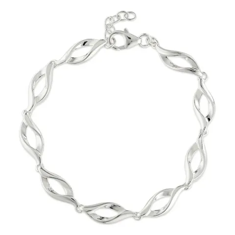 armband in zilver  x 6,5 mm
