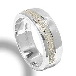 zilver ring in zilver