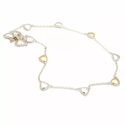 Hart ketting met hanger in zilver