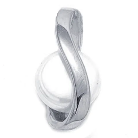 parel hanger in zilver