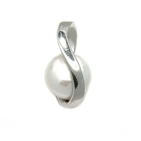 parel hanger in zilver