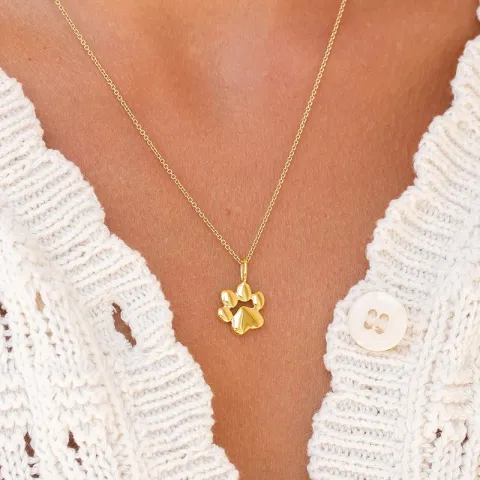 poot hanger in verguld sterlingzilver - Little Ones