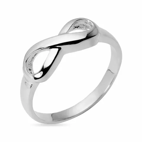 infinity ring in zilver