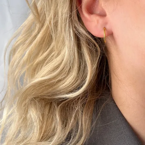 halfcreool in verguld sterlingzilver