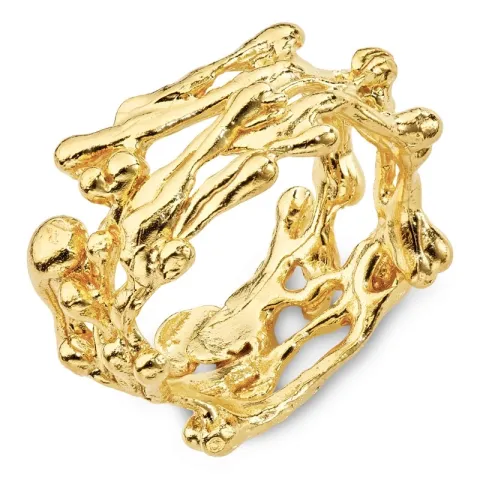 ring in verguld sterlingzilver