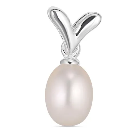 parel hanger in zilver