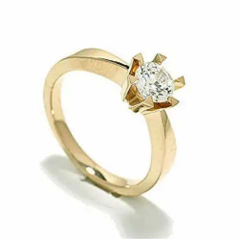 Diamant gouden ring in 14 karaat goud 0,60 ct