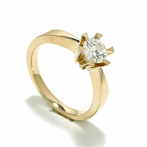 Diamant gouden ring in 14 karaat goud 0,60 ct