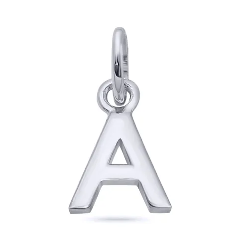 letter a hanger in zilver