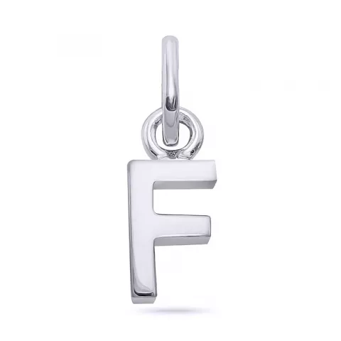 letter f hanger in zilver