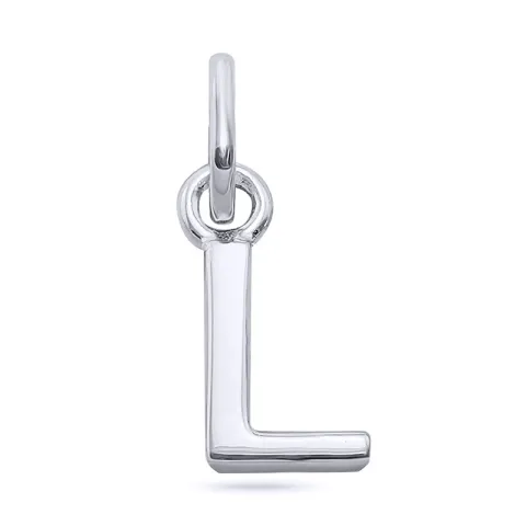 letter l hanger in zilver